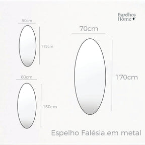 Espelho Falésia metal